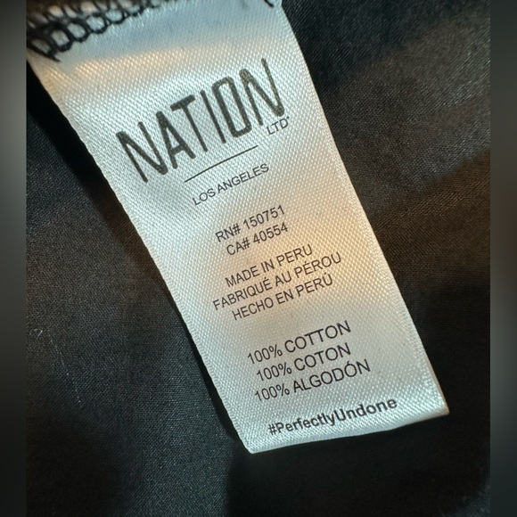 Nation Ltd. Harumi Women’s Dress. Color Black Size M - Picture 8 of 13